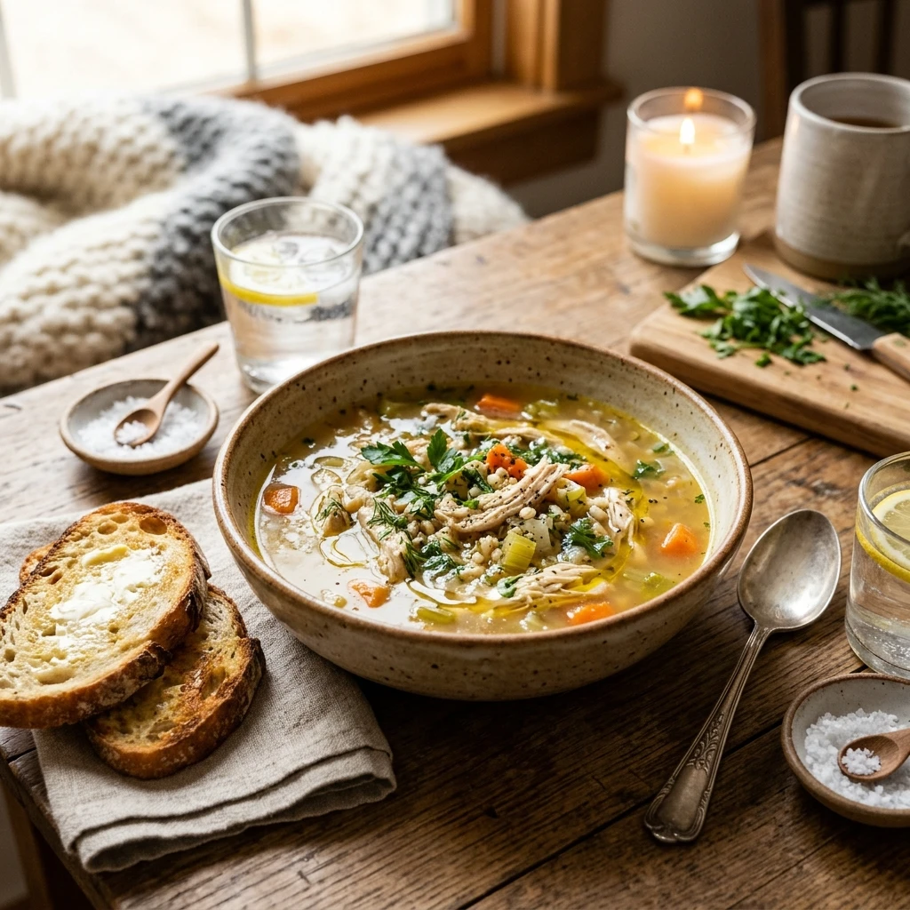 Budget Chicken Soup Dinner Under $10 Easy Cozy Winter
