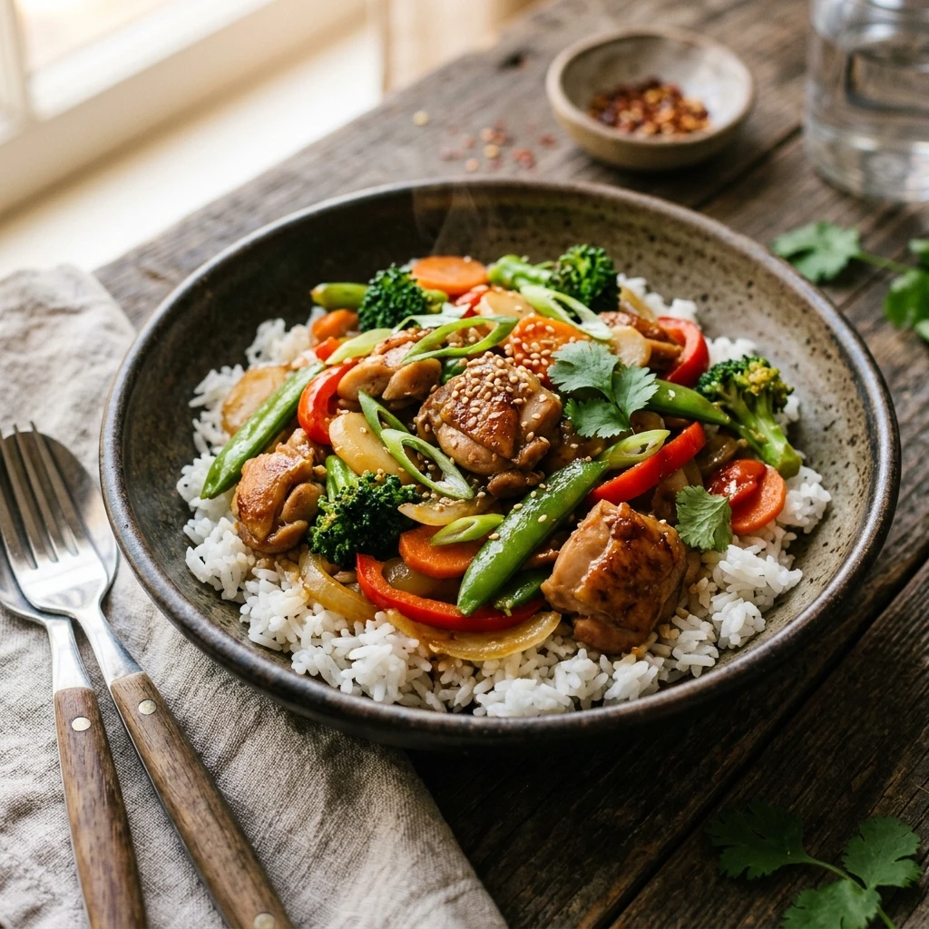 Budget Chicken Stir Fry Under $3
