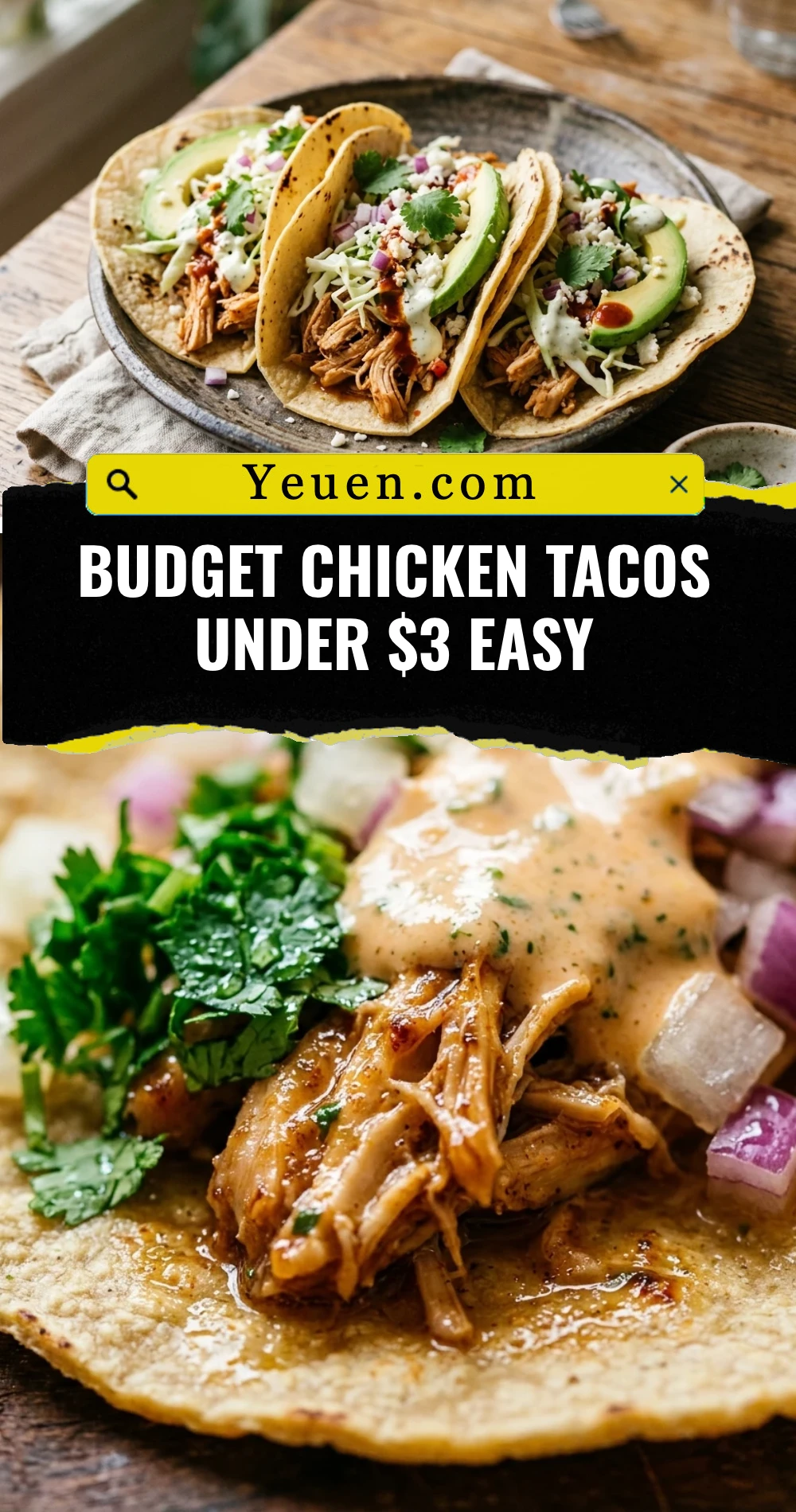 Budget Chicken Tacos Under $3 Easy