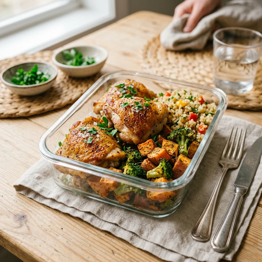 Budget Chicken Thigh Meal Prep Under $3 Per Serving No Fail