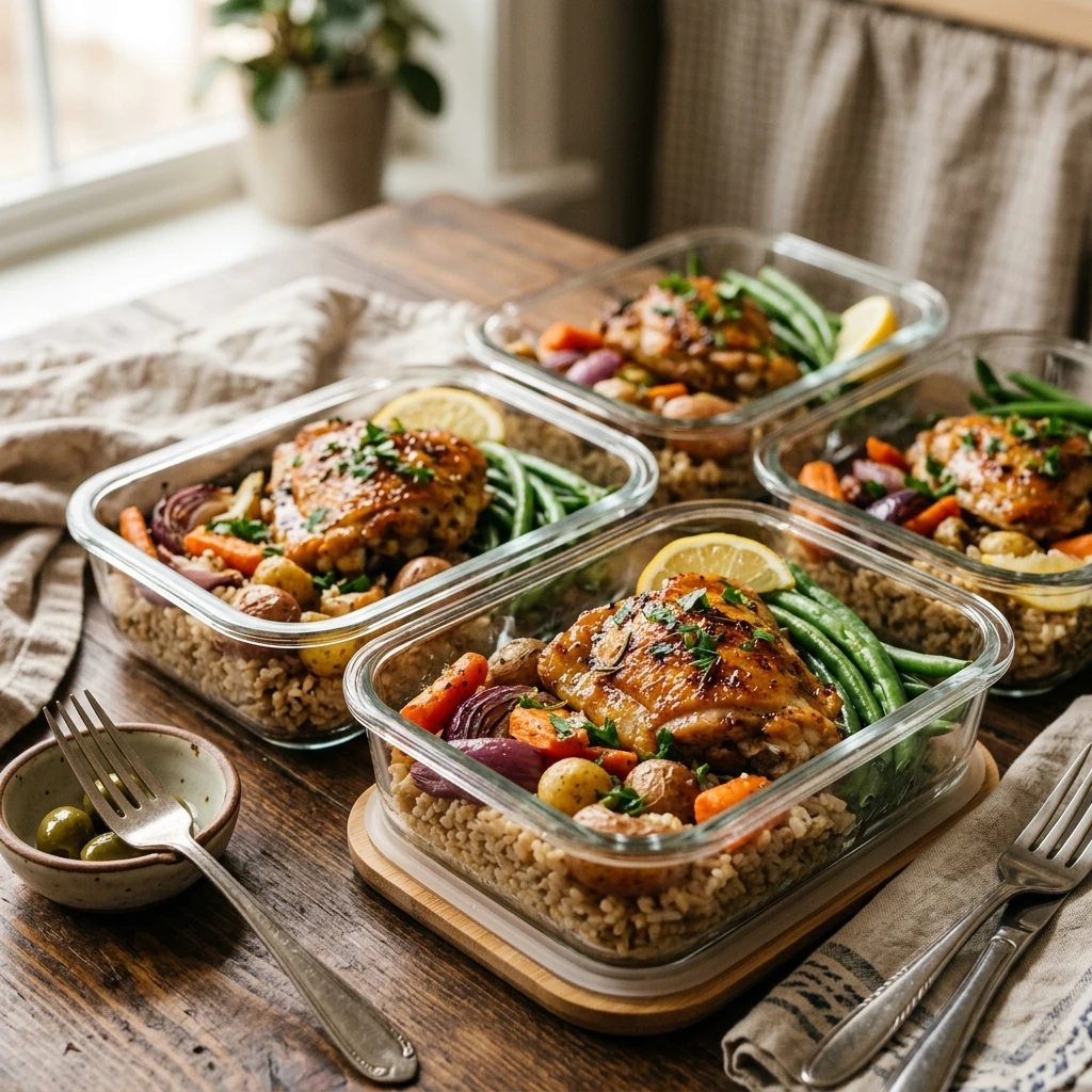 Budget Chicken Thigh Meal Prep Under $3 Per Serving No Fail