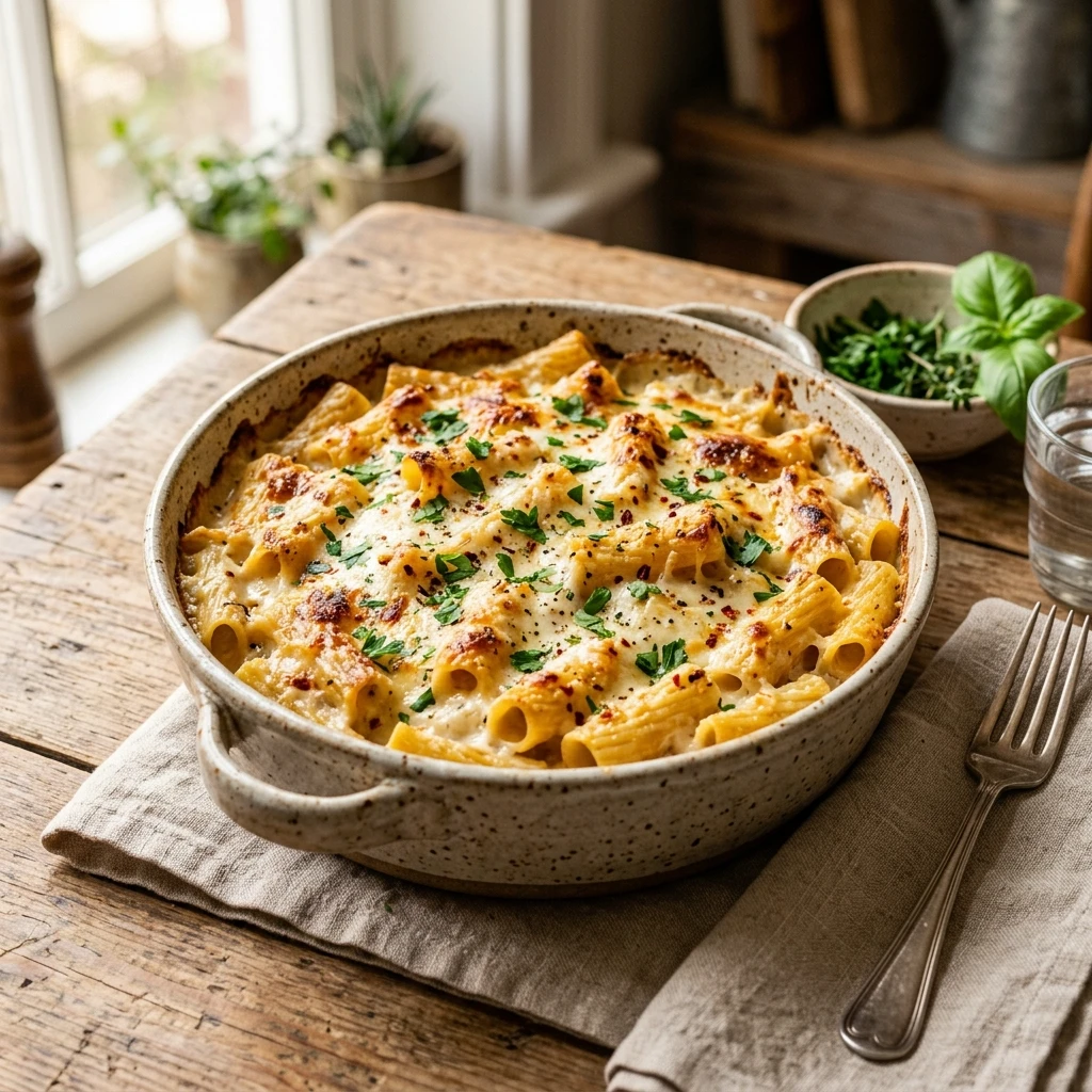 Budget Cream Cheese Pasta Bake Under $2 Per Serving