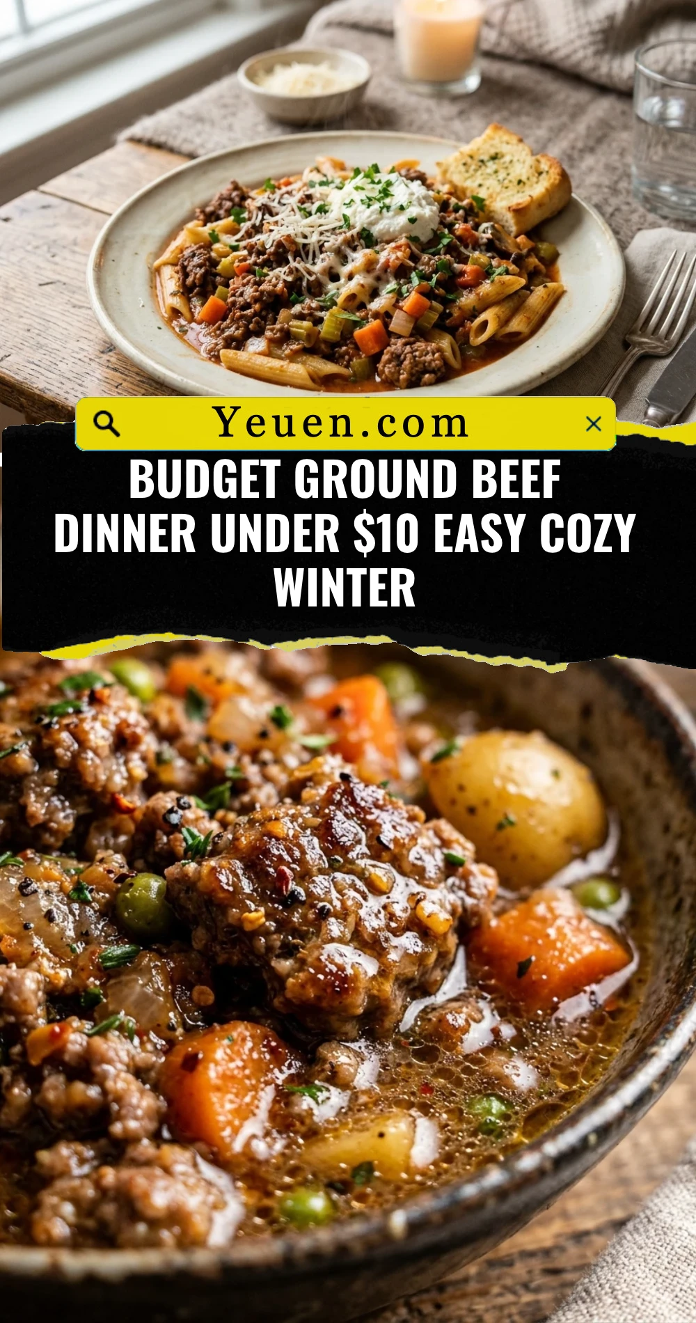 Budget Ground Beef Dinner Under $10 Easy Cozy Winter