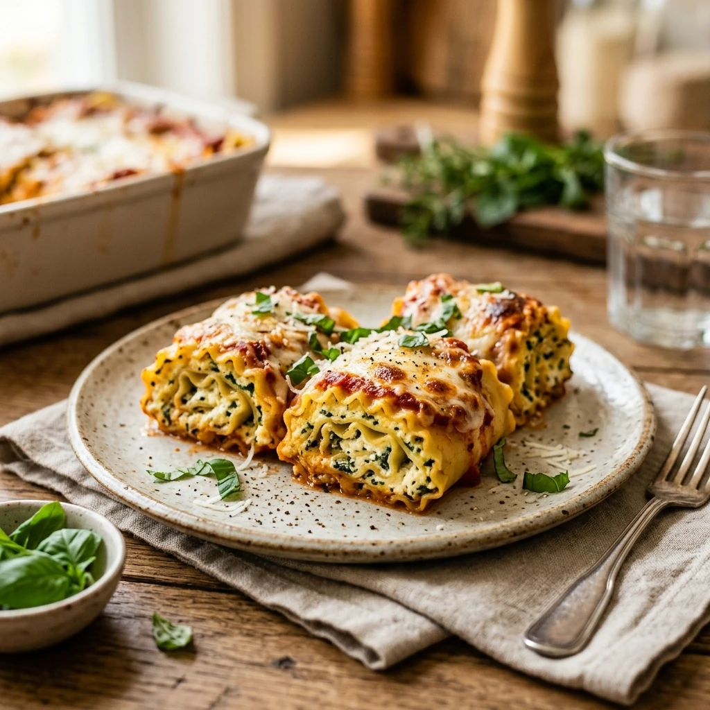 Budget Lasagna Roll Ups With Cottage Cheese Under $2