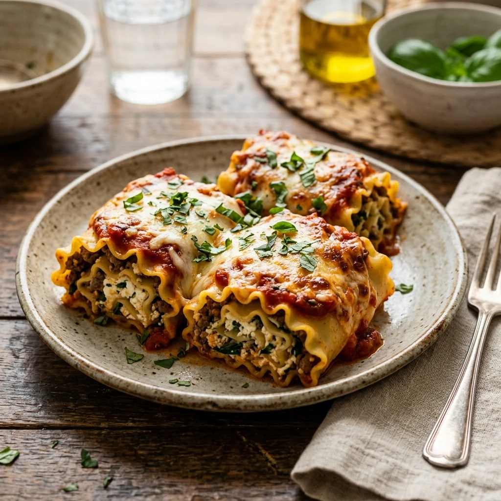 Budget Lasagna Roll Ups With Cottage Cheese Under $2