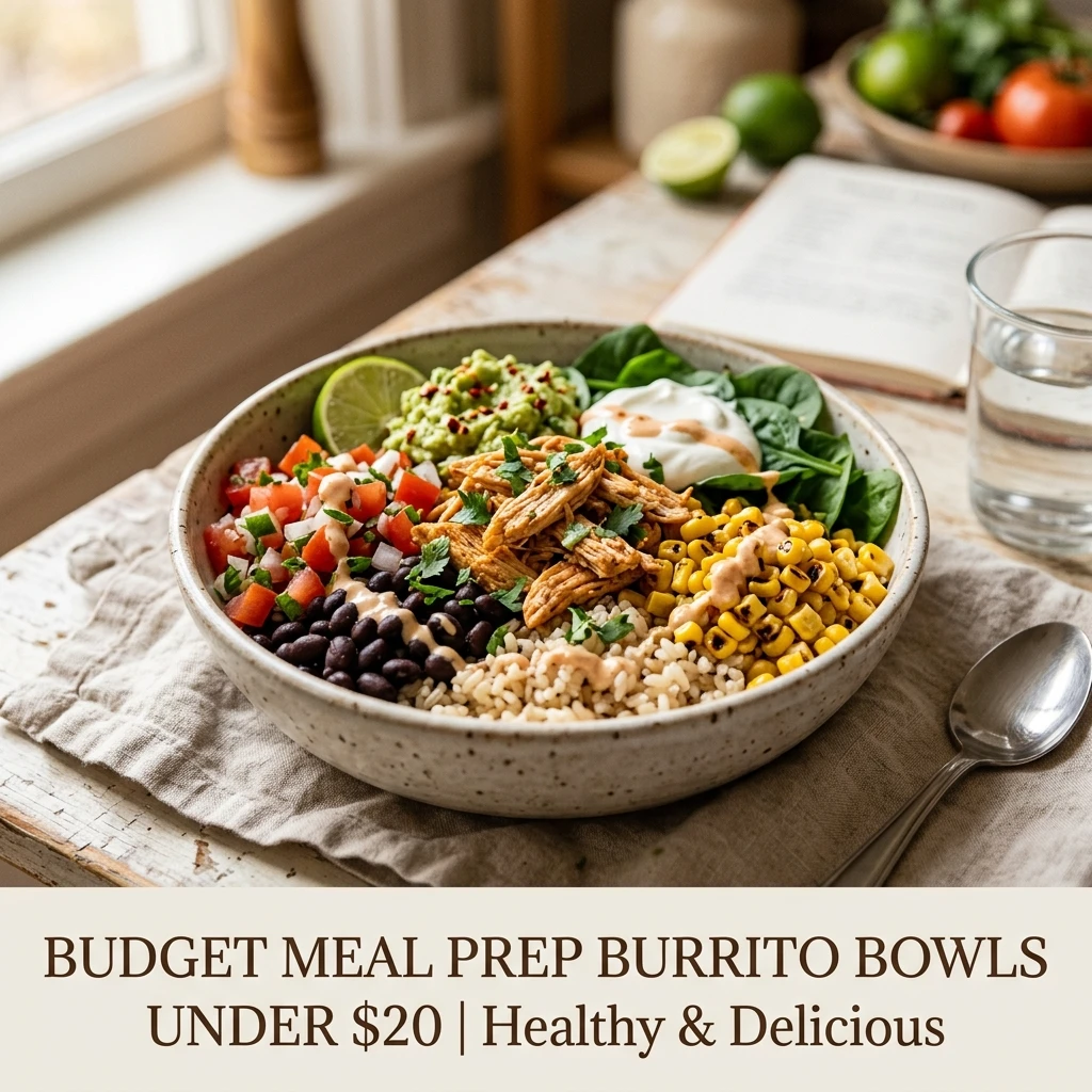 Budget Meal Prep Burrito Bowls Under $20