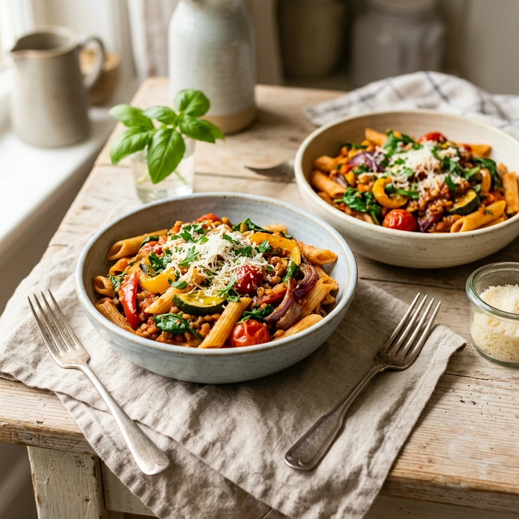 Budget Meal Prep Pasta Bowls Under $2 Per Serving