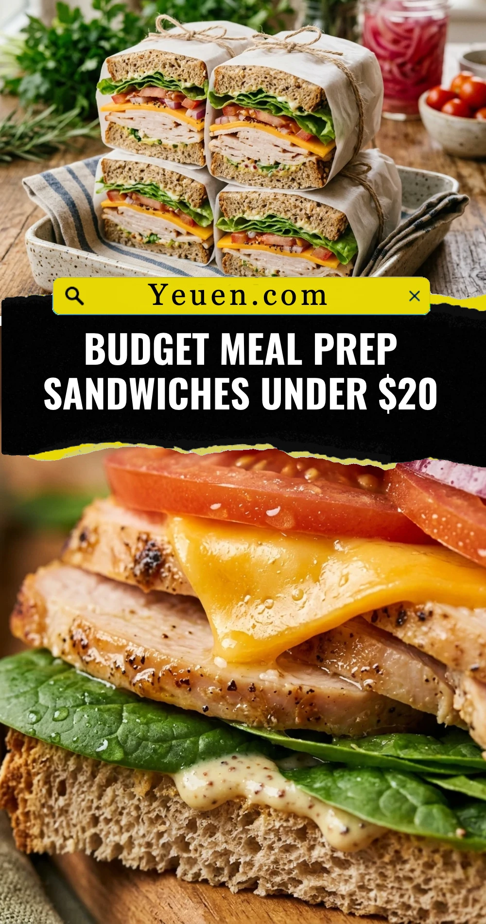 Budget Meal Prep Sandwiches Under $20