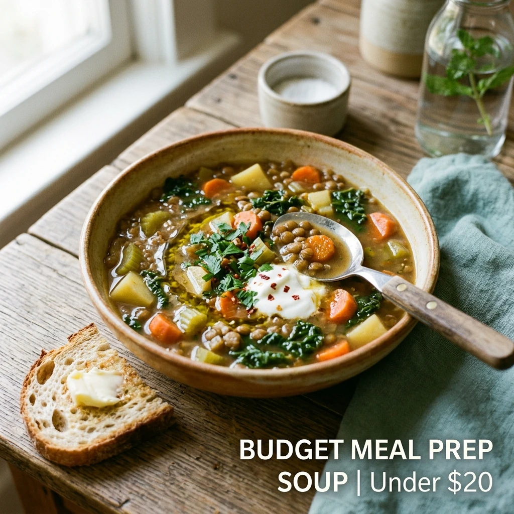 Budget Meal Prep Soup Under $20