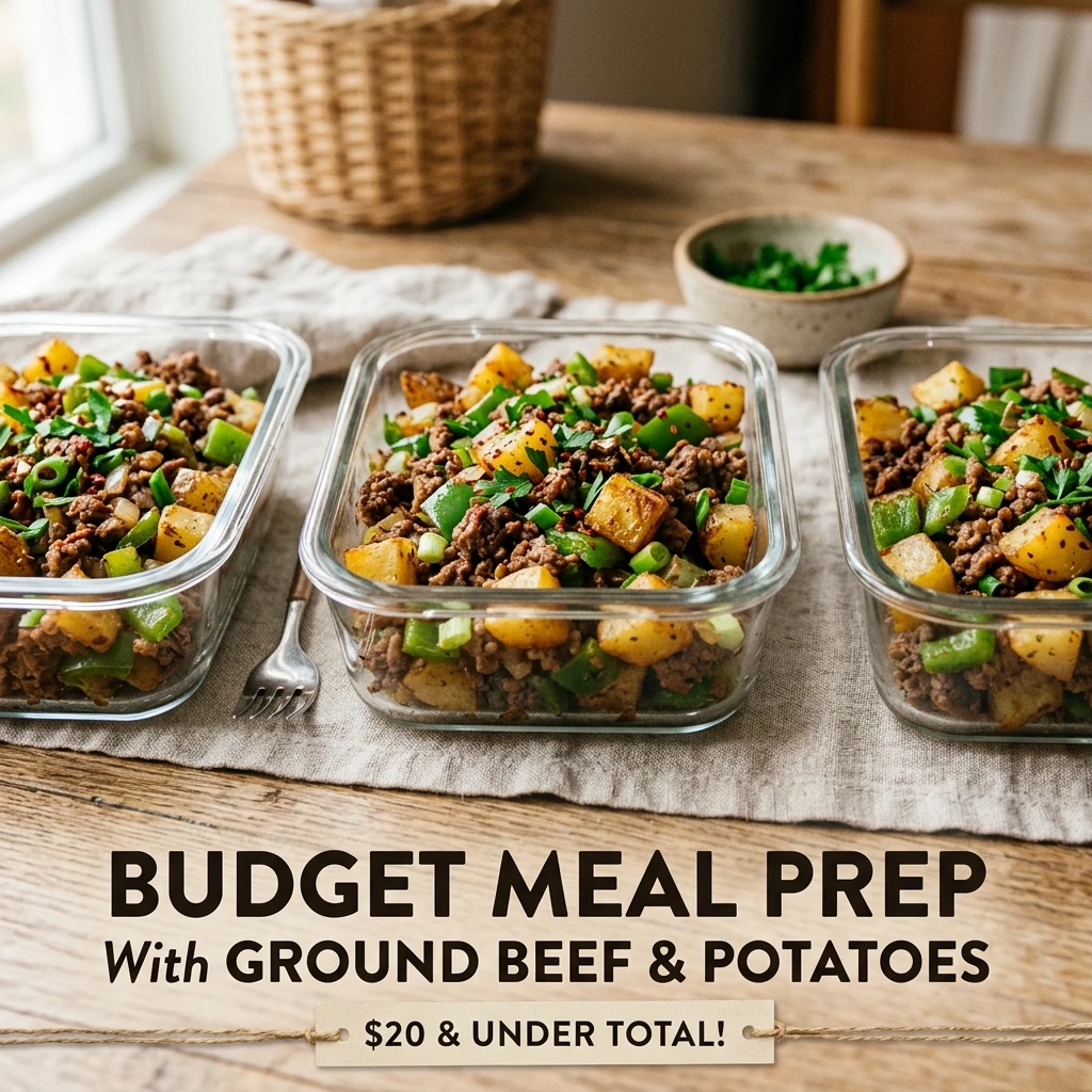 Budget Meal Prep With Ground Beef And Potatoes Under $20