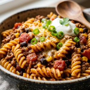 Budget One Pot Taco Pasta Under $2 Per Serving Family