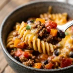 Budget One Pot Taco Pasta Under $2 Per Serving Family
