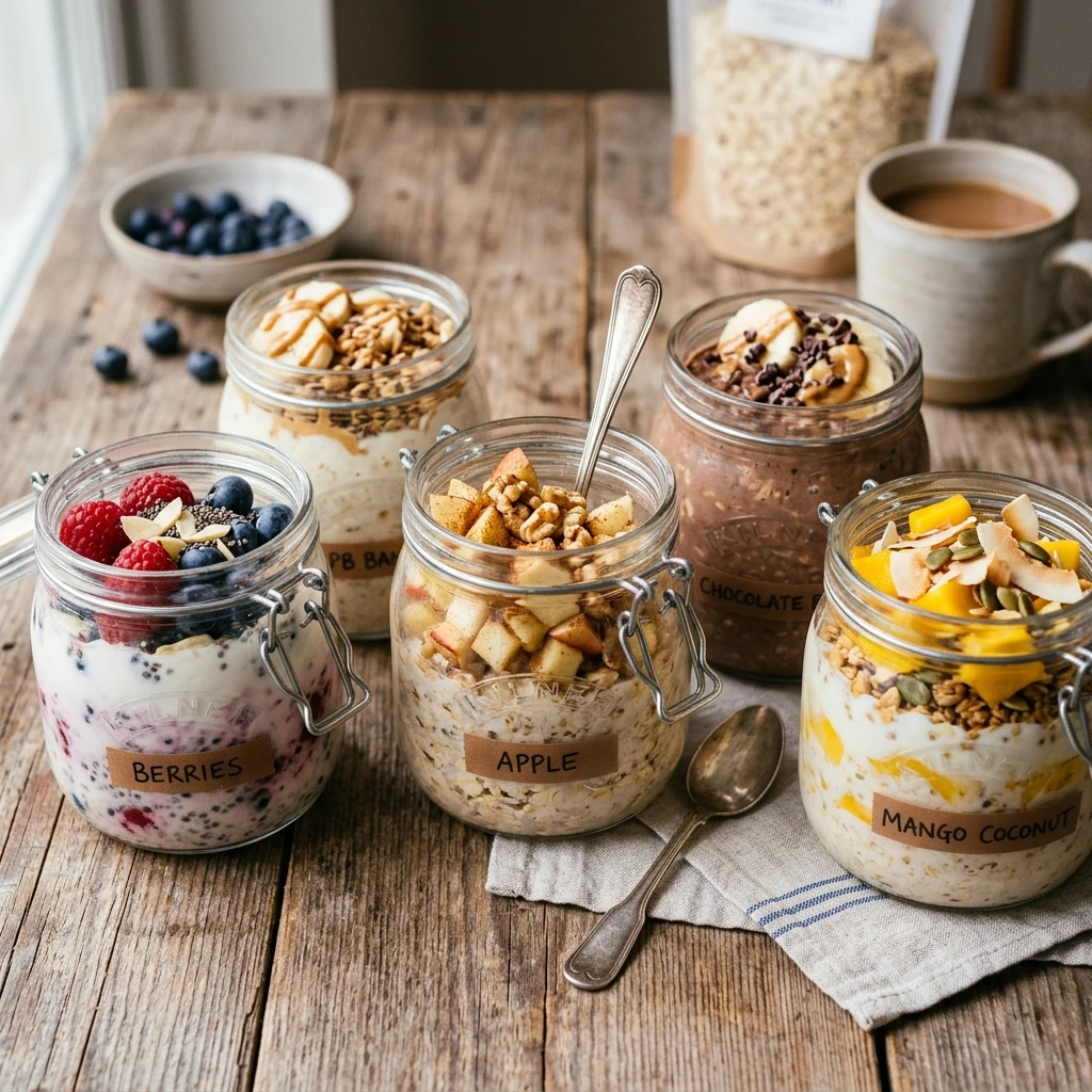 Budget Overnight Oats Meal Prep Under $5 For Week