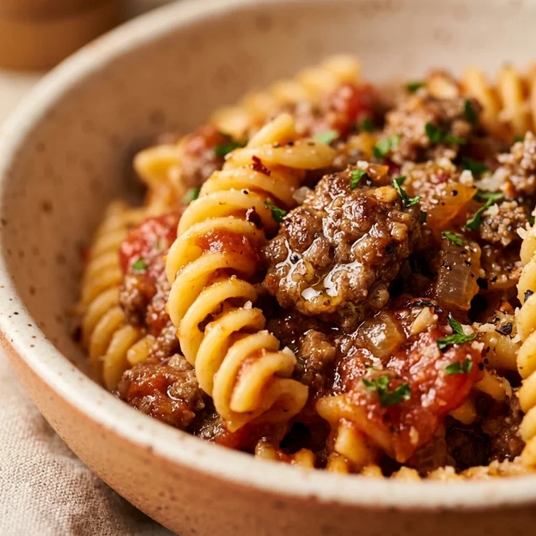 Budget Pasta With Ground Beef Under $2