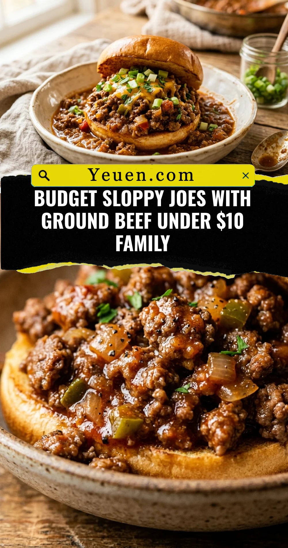 Budget Sloppy Joes With Ground Beef Under $10 Family