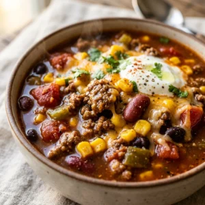 Budget Taco Soup With Ground Beef Under $10 Meal Prep