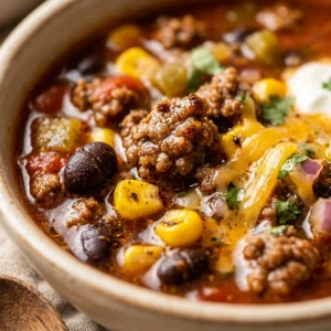 Budget Taco Soup With Ground Beef Under $10 Meal Prep