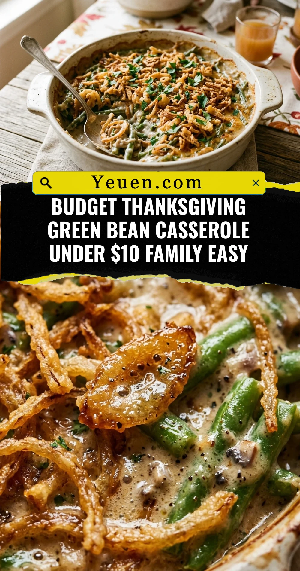 Budget Thanksgiving Green Bean Casserole Under $10 Family Easy