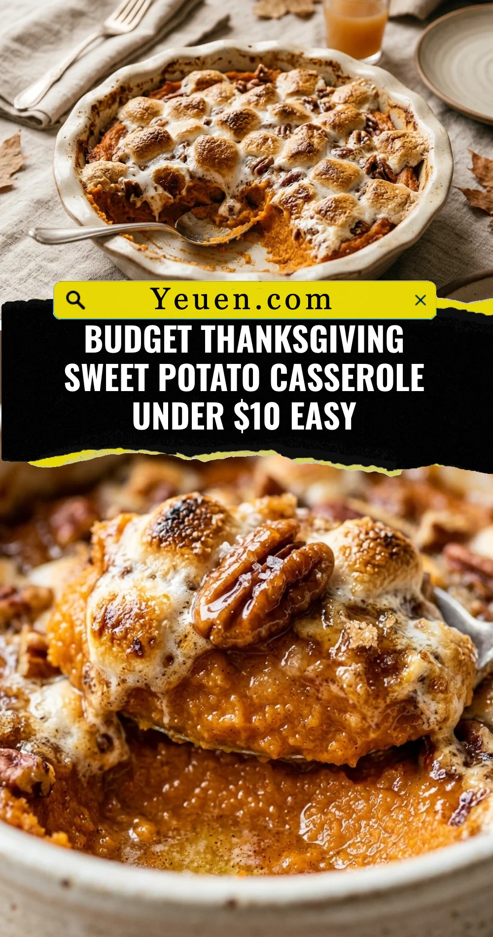 Budget Thanksgiving Sweet Potato Casserole Under $10 Easy