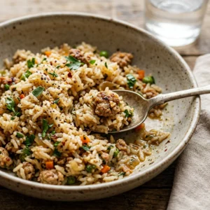 Budget Turkey And Rice One Pot Easy Fluffy Family Under $10