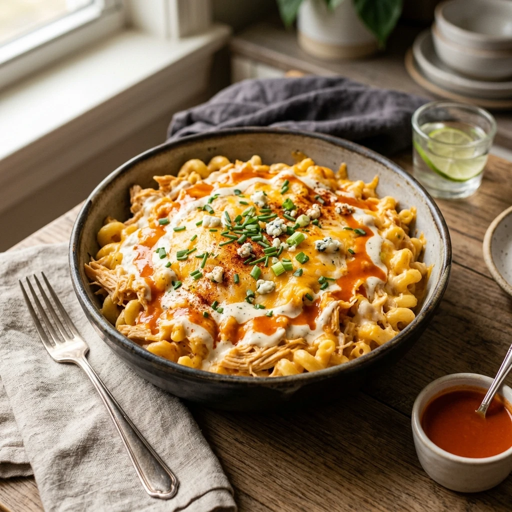 Buffalo Chicken Mac 60g Protein Crockpot