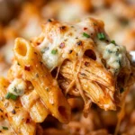 Buffalo Chicken Pasta Bake