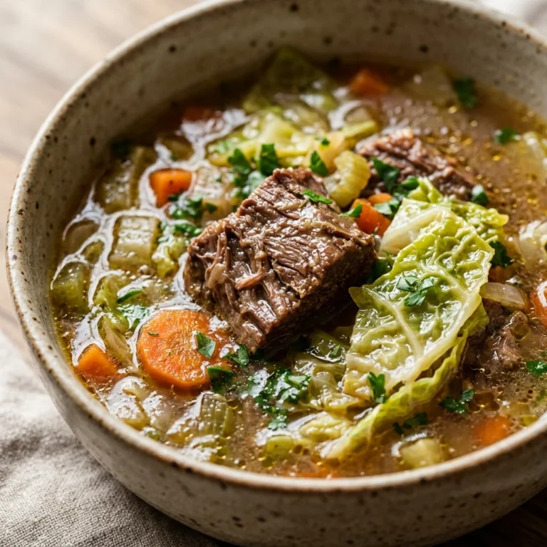 Cabbage Beef Soup Healthy Detox Budget 2026 Easy Cozy