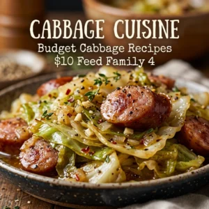 Cabbage Cuisine Budget Cabbage Recipes $10 Feed Family 4