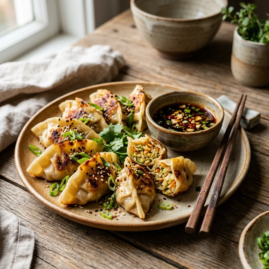 Cabbage Dumplings Potstickers Budget 2026 Easy Asian Healthy