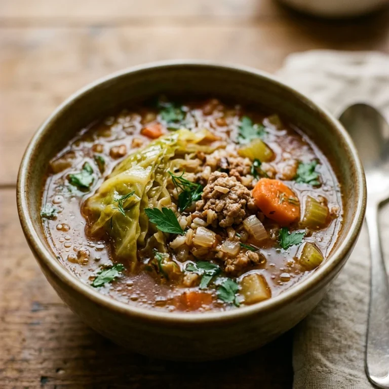 Cabbage Roll Soup Deconstructed Healthy Detox Budget 2026 Easy Cozy