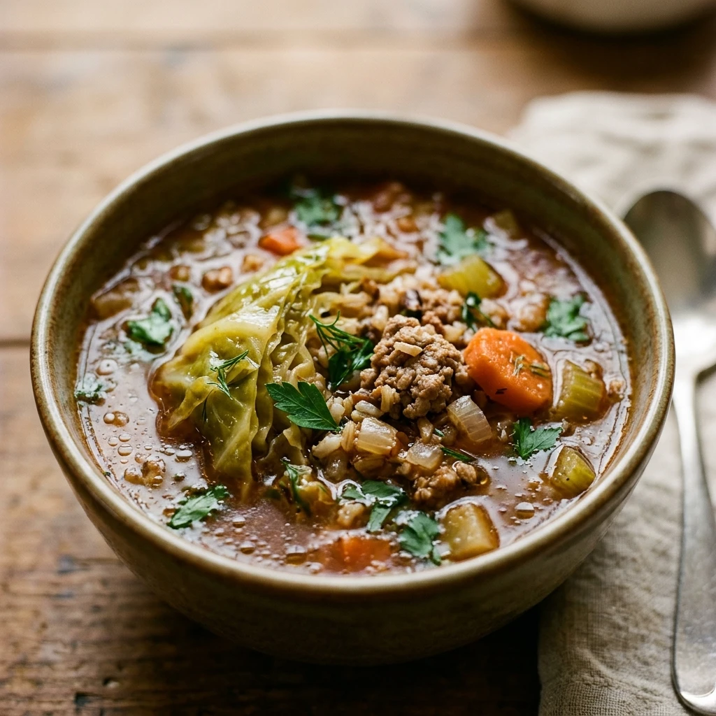 Cabbage Roll Soup Deconstructed Healthy Detox Budget 2026 Easy Cozy