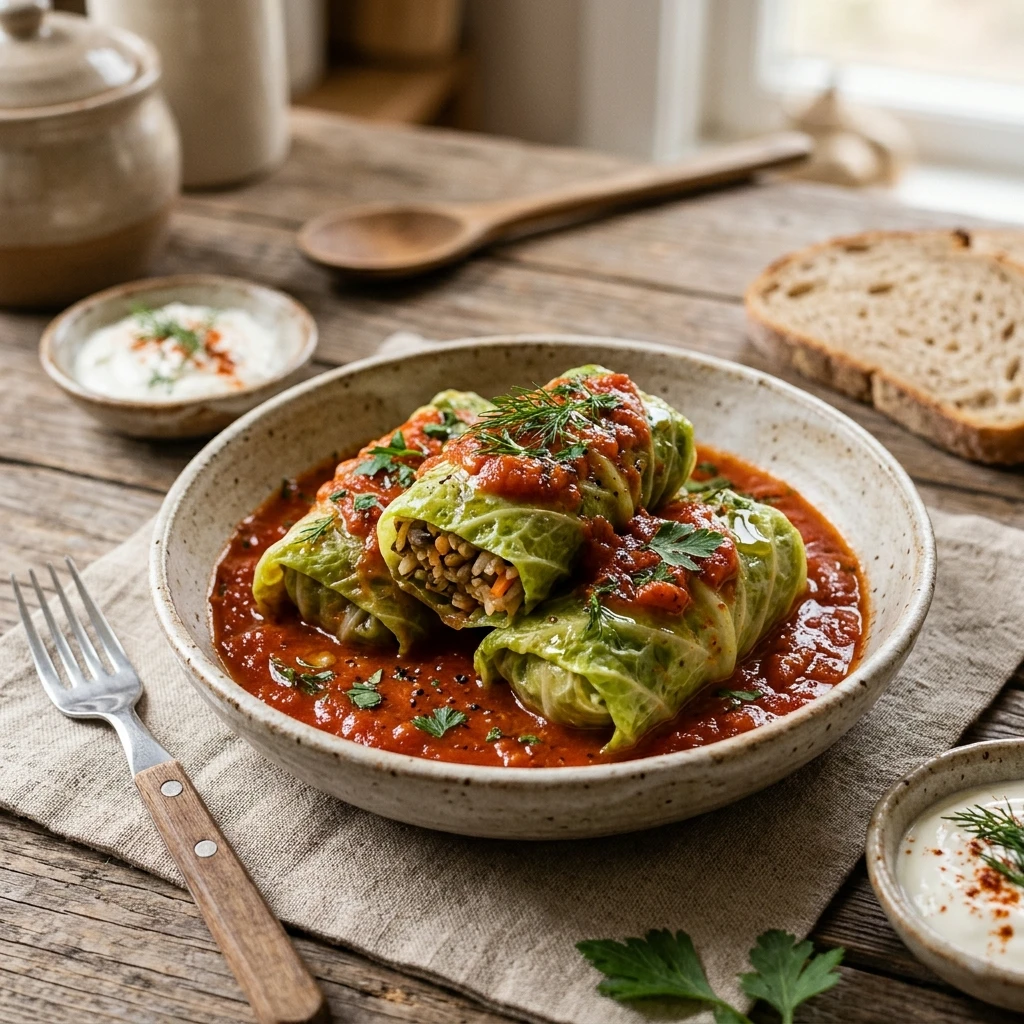 Cabbage Rolls Vegetarian Stuffed Budget 2026 Easy Healthy Classic
