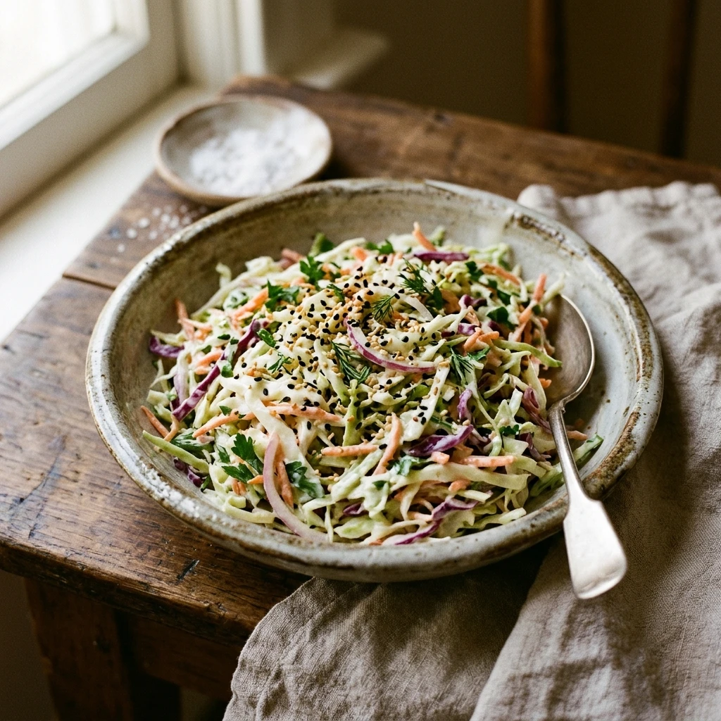 Cabbage Slaw Mayo Easy Budget $10 Feed Family 4