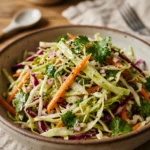 Cabbage Slaw No Mayo Easy Budget $10 Feed Family 4