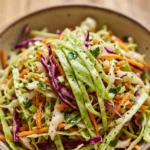 Cabbage Slaw Vinegar Easy Budget $10 Feed Family 4