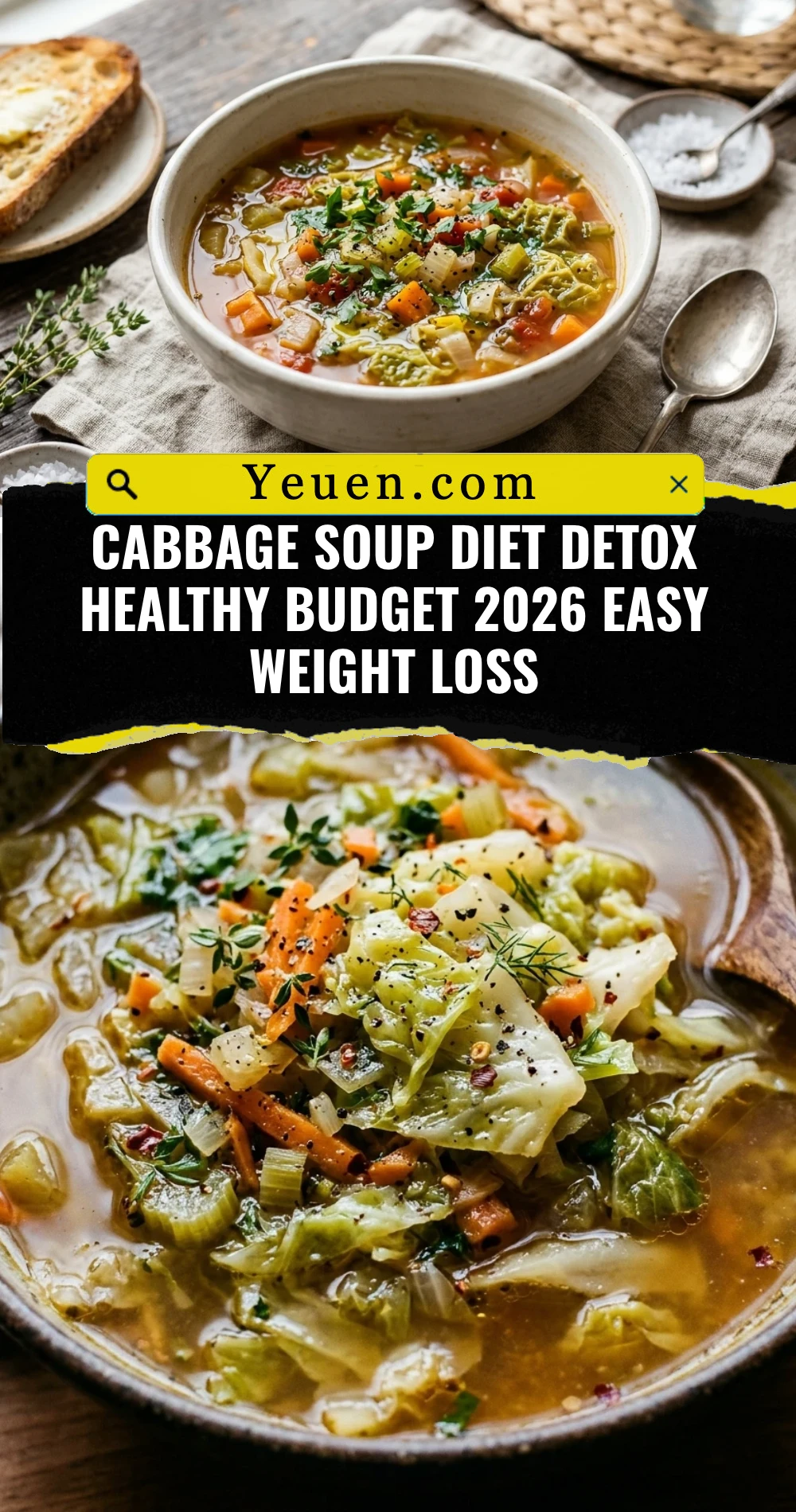 Cabbage Soup Diet Detox Healthy Budget 2026 Easy Weight Loss
