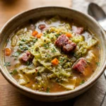Cabbage Soup Ham Cozy Budget $10 Feed Family 4