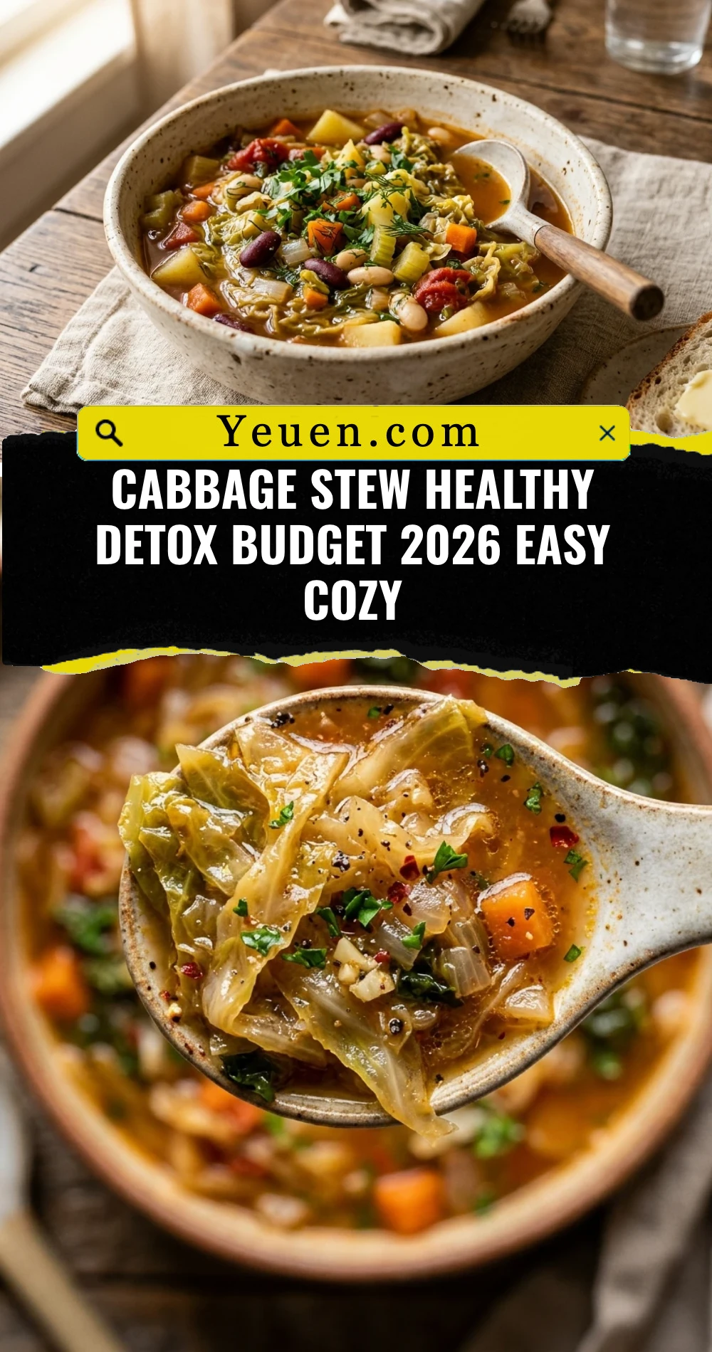 Cabbage Stew Healthy Detox Budget 2026 Easy Cozy