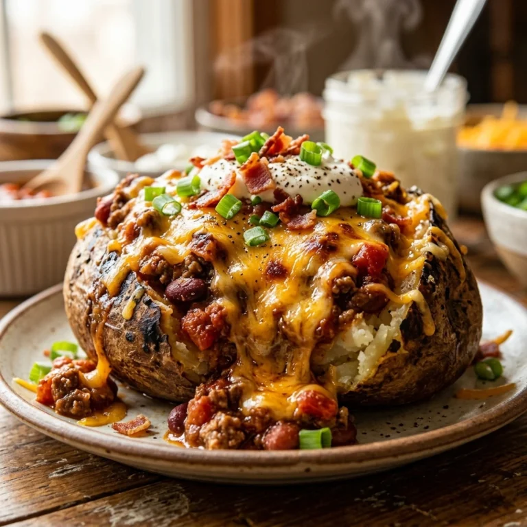 Cheap Baked Potatoes Bar With Chili And Cheese Under $10 Family