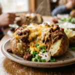 Cheap Baked Potatoes Bar With Chili And Cheese Under $10 Family