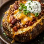 Cheap Baked Potatoes Bar With Chili And Cheese Under $10 Family