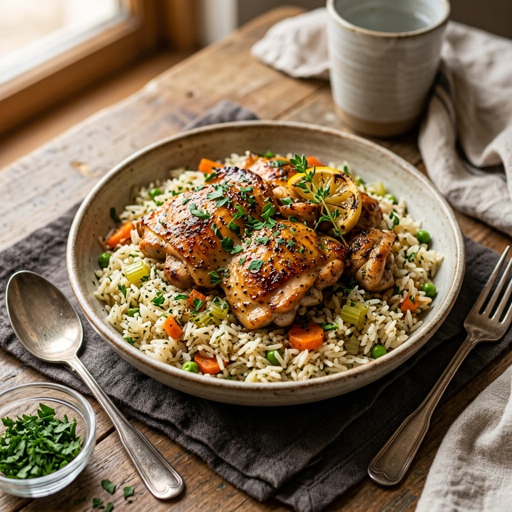 Cheap Budget Chicken Dinners With Rice Under $3 Per Serving