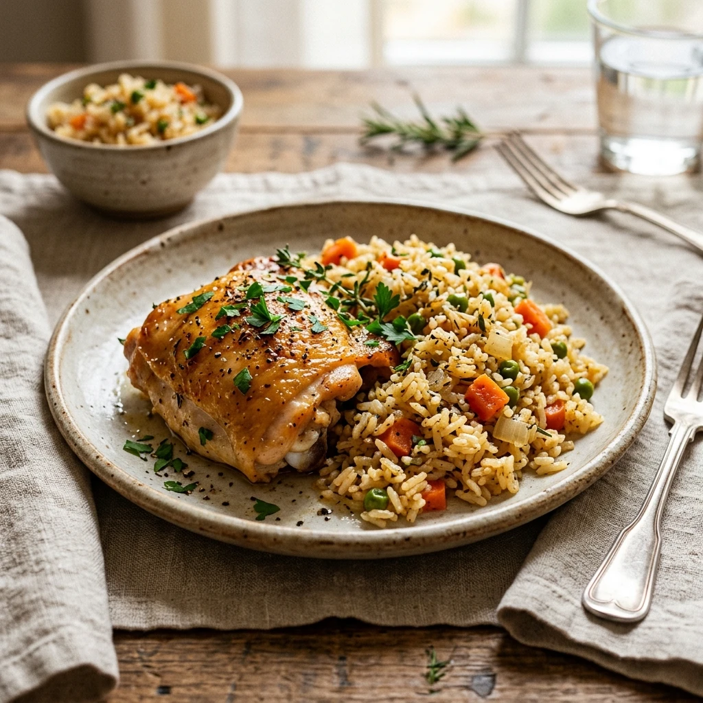 Cheap Budget Chicken Dinners With Rice Under $3 Per Serving
