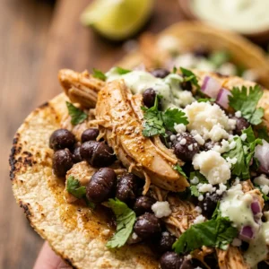 Cheap Chicken And Black Bean Tacos Under $2 Each