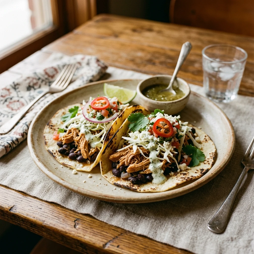 Cheap Chicken And Black Bean Tacos Under $2 Each