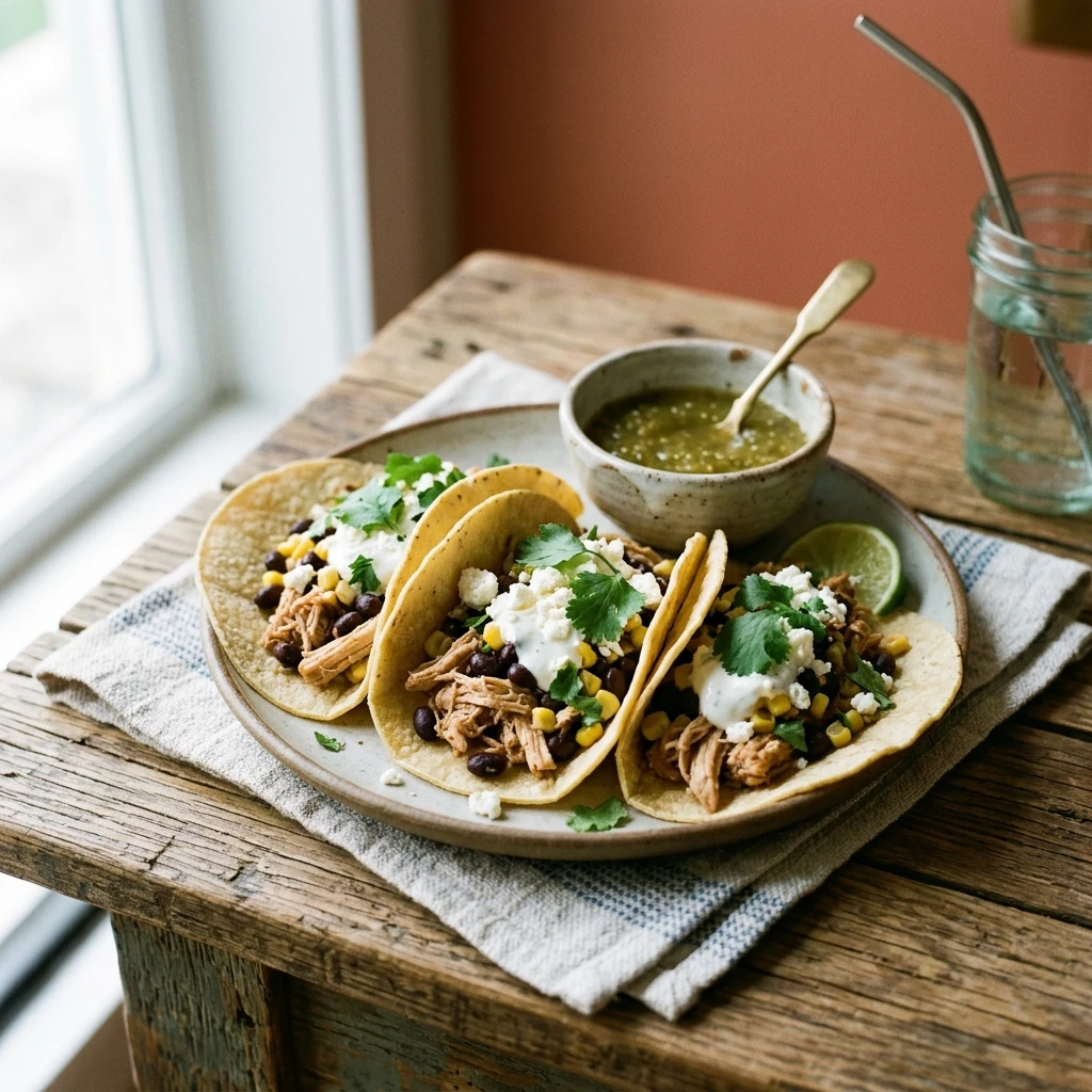 Cheap Chicken And Black Bean Tacos Under $2 Each