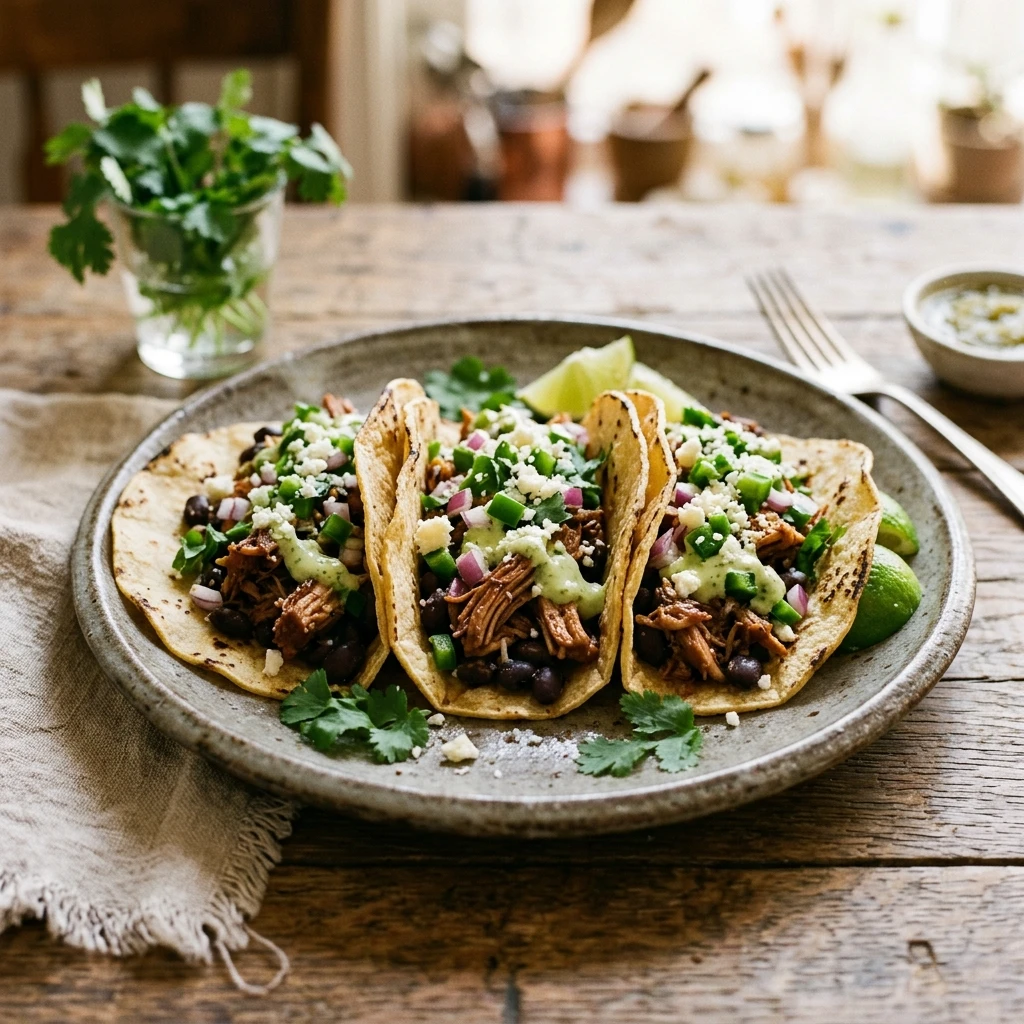 Cheap Chicken And Black Bean Tacos Under $2 Each