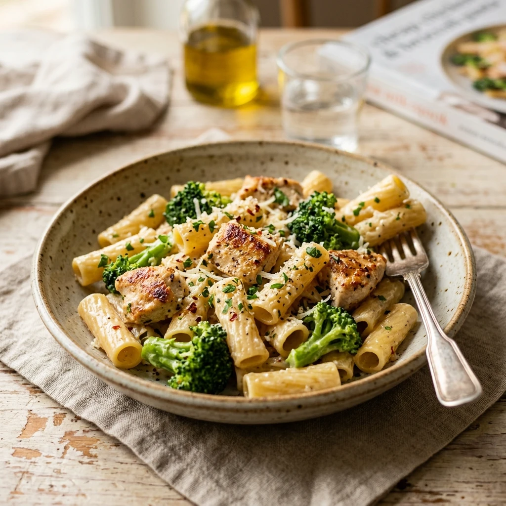 Cheap Chicken And Broccoli Pasta Under $3 Per Serving