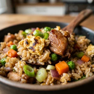 Cheap Chicken Fried Rice With Eggs And Veggies Under $10