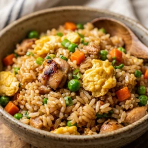 Cheap Chicken Fried Rice With Eggs And Veggies Under $10